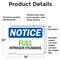 Signmission Full Nitrogen Cylinders OSHA Notice Sign, Vinyl Decal, 14in W x 10in L, 2PK OS-2PACK-NS-D-1014-L-15738 - alternate 6